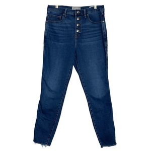 Everlane The Vintage Skinny Jean Button Fly Raw Hem Women’s Size 29 Ankle